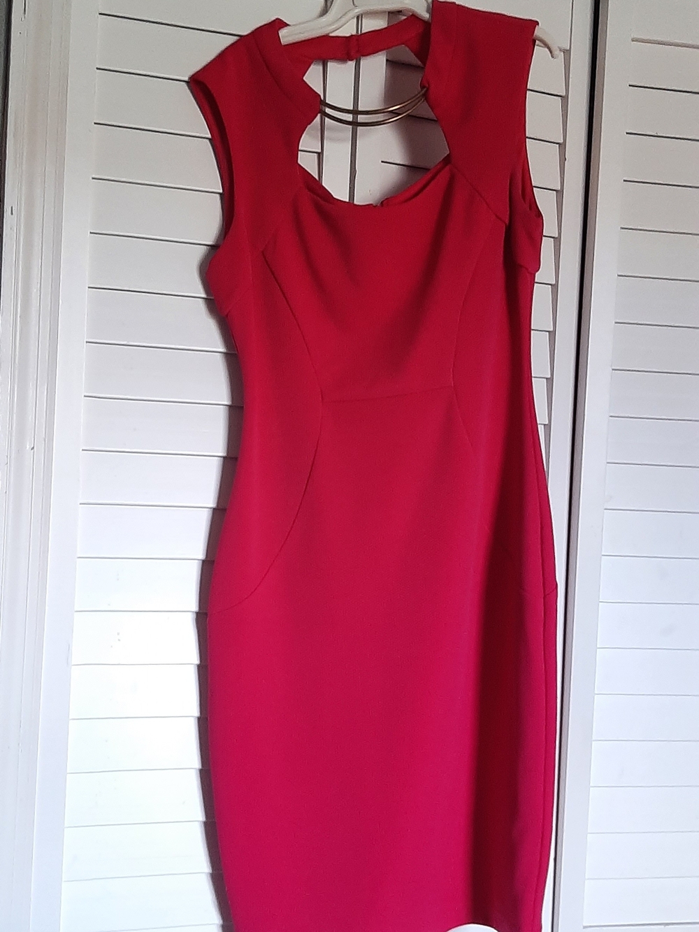 Elegant PINK Sleeveless Sheath Dress Bissou Bissou